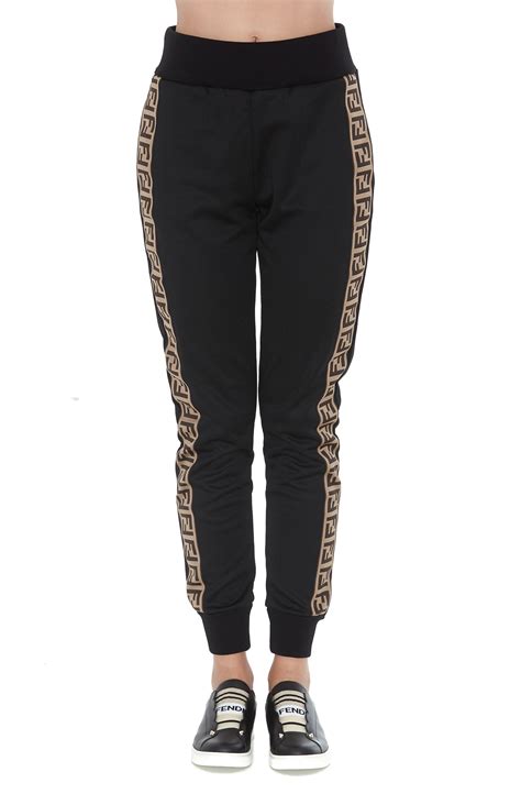 fendi pants logo|fendi joggers women's.